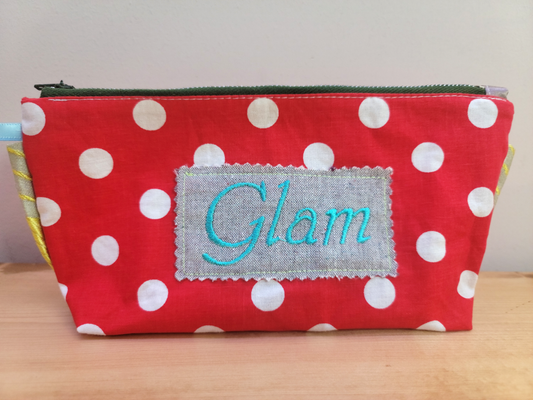 Zipper Pouch Bag - Glam Red