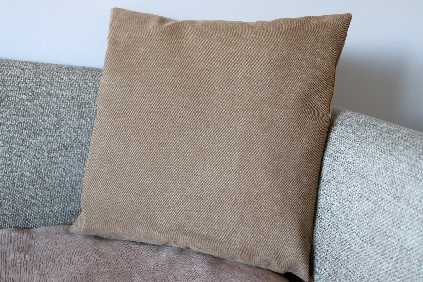 Throw Pillow Cover - Camel color