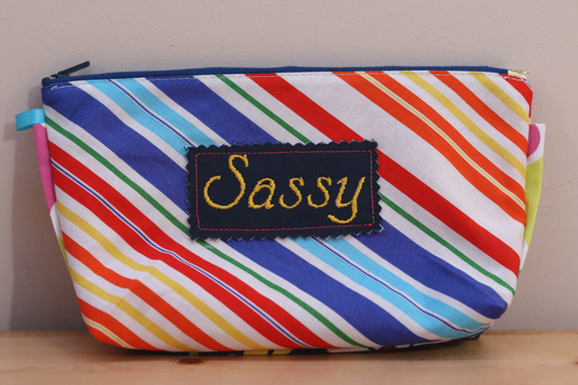 Zipper Pouch Bag - Multi Color Sassy