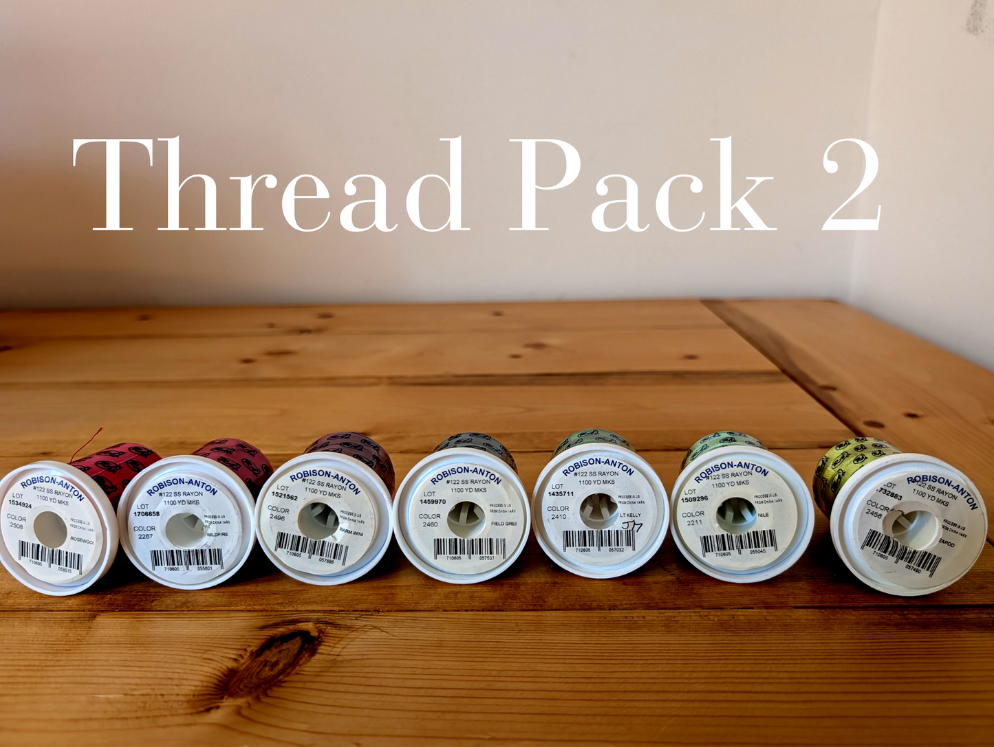 Machine Embroidery Thread Bundles