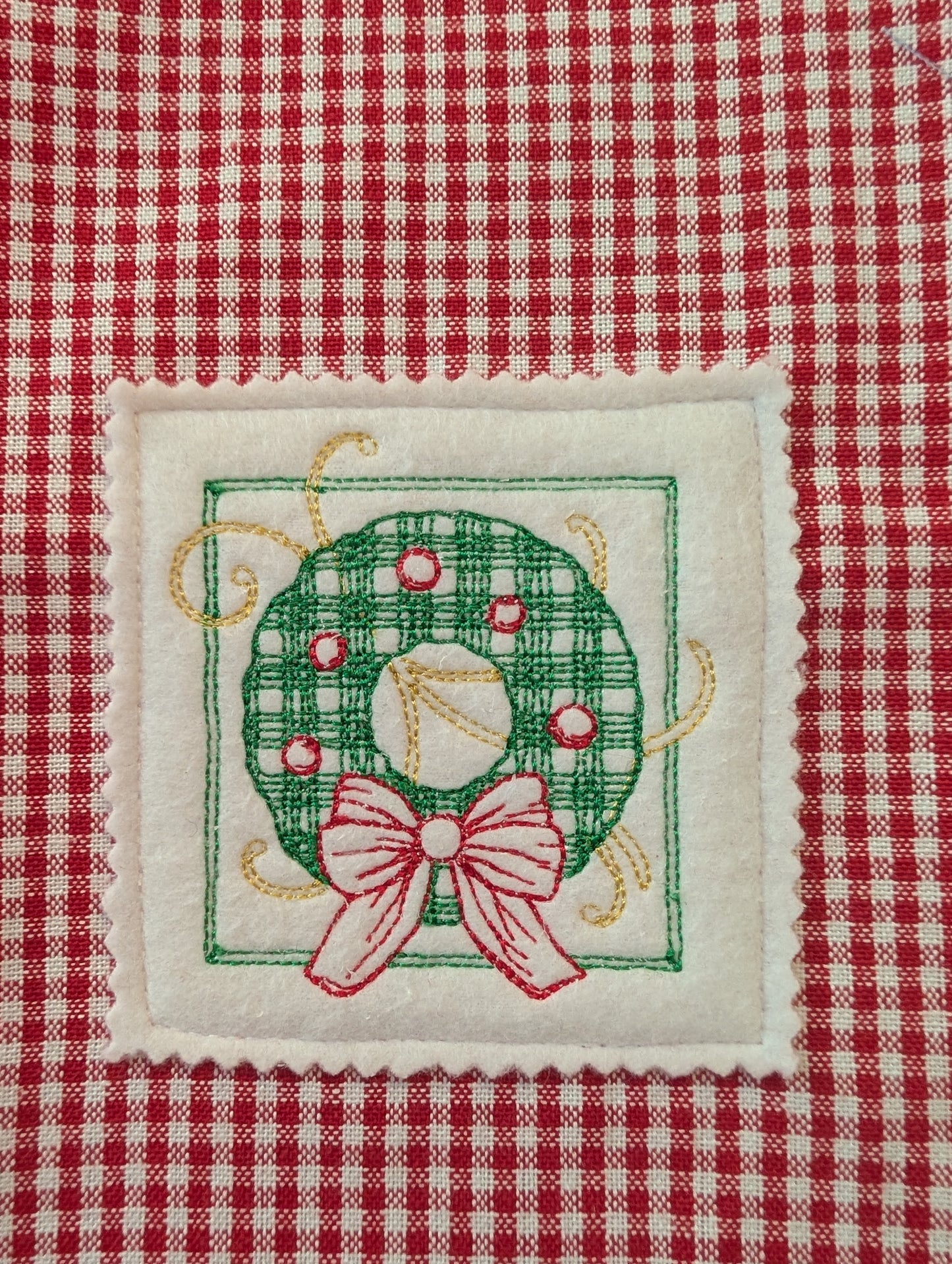 Christmas Wreath Tea Towels
