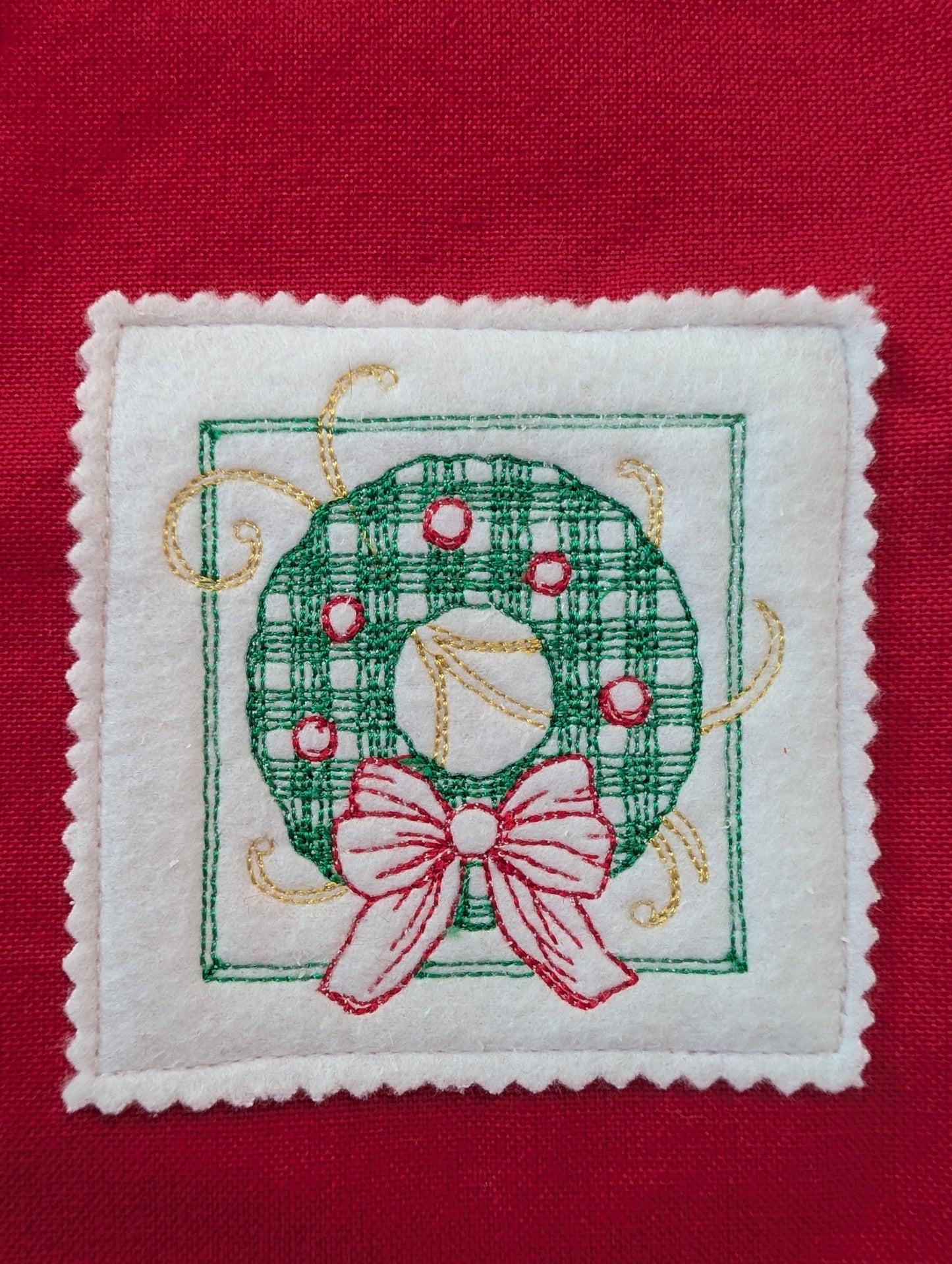 Christmas Wreath Tea Towels