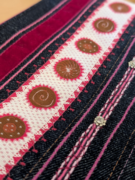 Burgundy Velvet Handbag Clutch