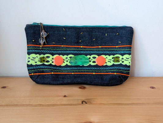 Yellow Velvet Handbag Clutch