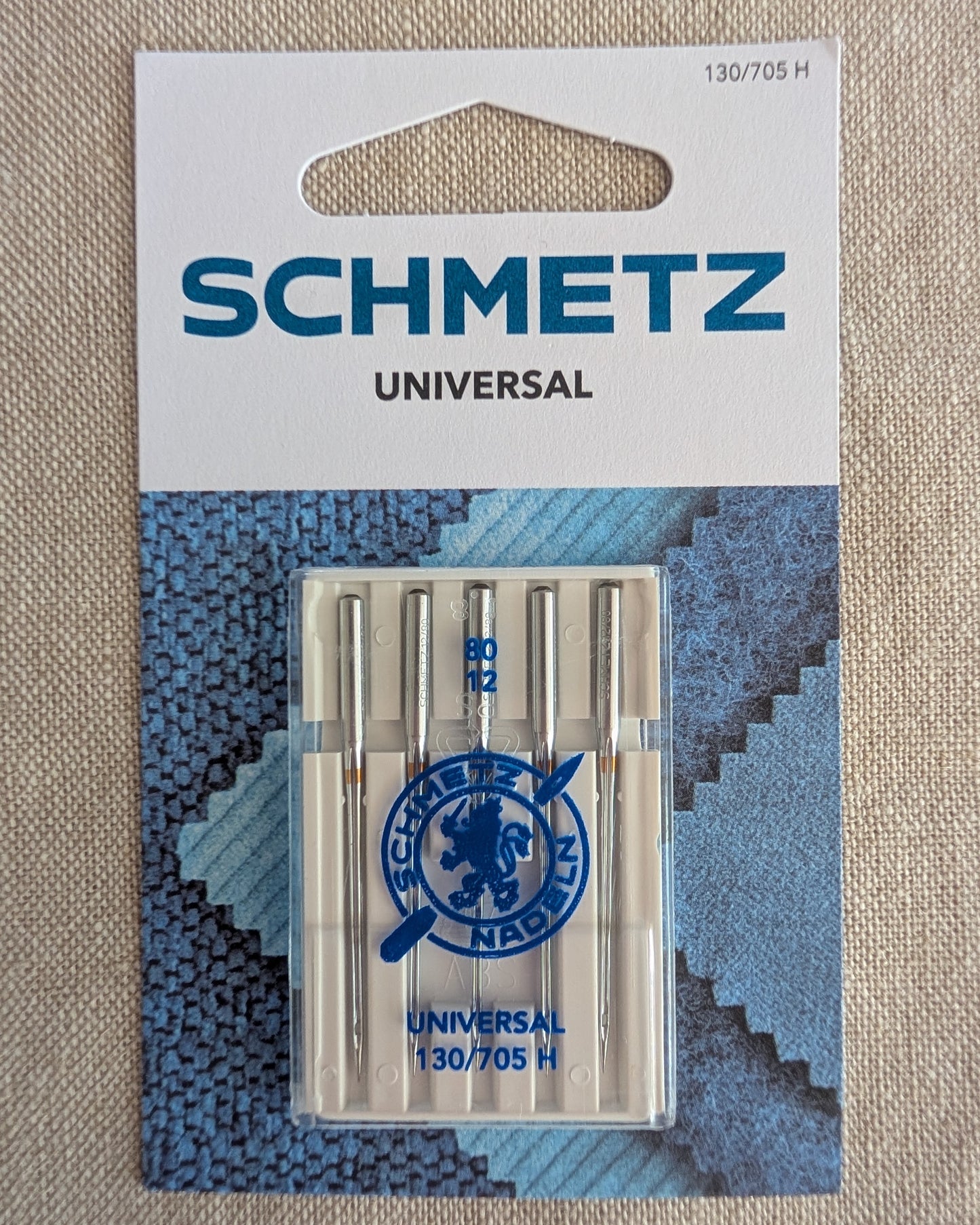 SCHMETZ Universal Sewing Machine Needle - Size 80 / 12
