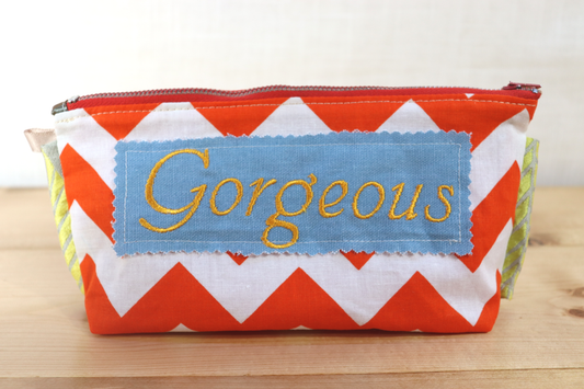 Zipper Pouch Bag - Gorgeous Orange