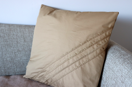 Throw Pillow Cover - Coffee Lines