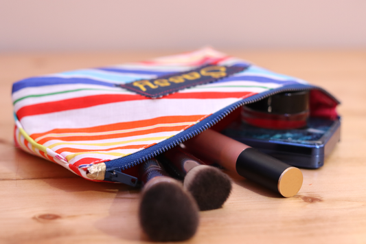 Zipper Pouch Bag - Multi Color Sassy