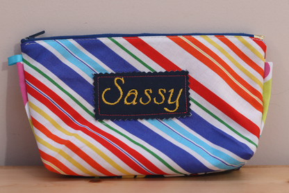 Zipper Pouch Bag - Multi Color Sassy