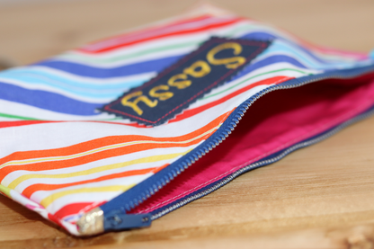Zipper Pouch Bag - Multi Color Sassy