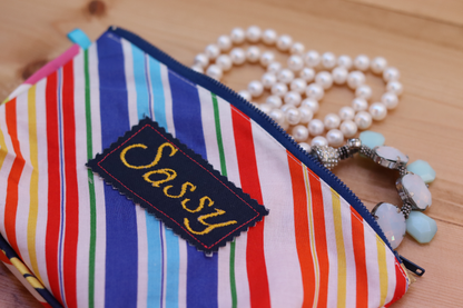 Zipper Pouch Bag - Multi Color Sassy