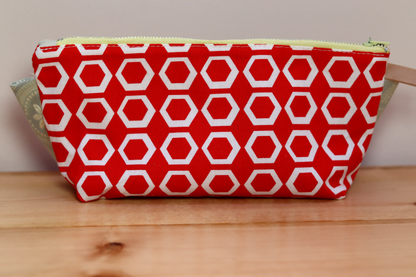 Zipper Pouch Bag - Warrior Red