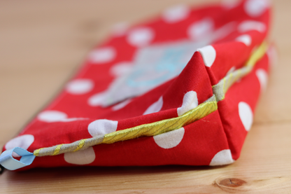 Zipper Pouch Bag - Glam Red