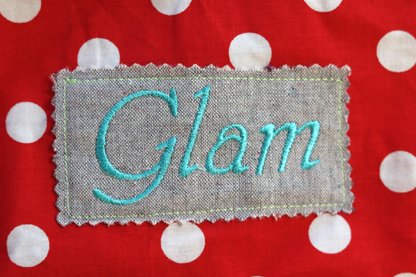 Zipper Pouch Bag - Glam Red