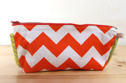 Zipper Pouch Bag - Gorgeous Orange