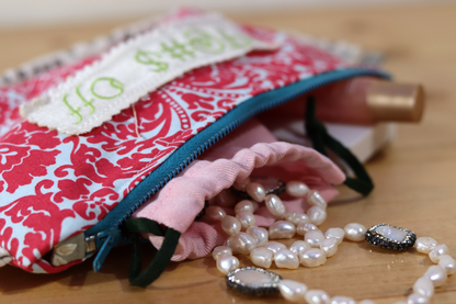 Zipper Pouch Bag- F@#$ Off Pink