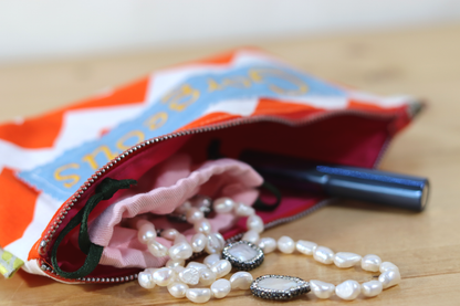 Zipper Pouch Bag - Gorgeous Orange