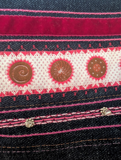Burgundy Velvet Handbag Clutch