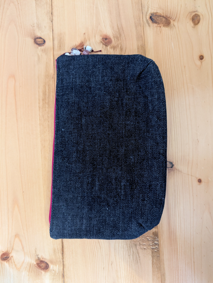 Burgundy Velvet Handbag Clutch
