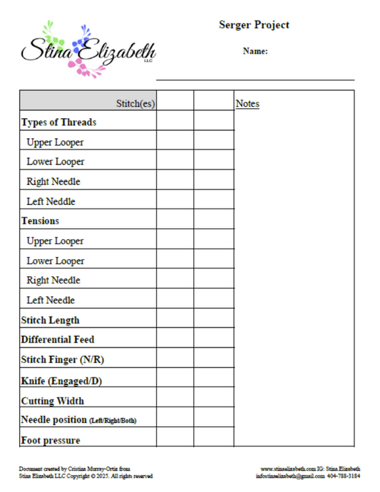 Serger Project Template