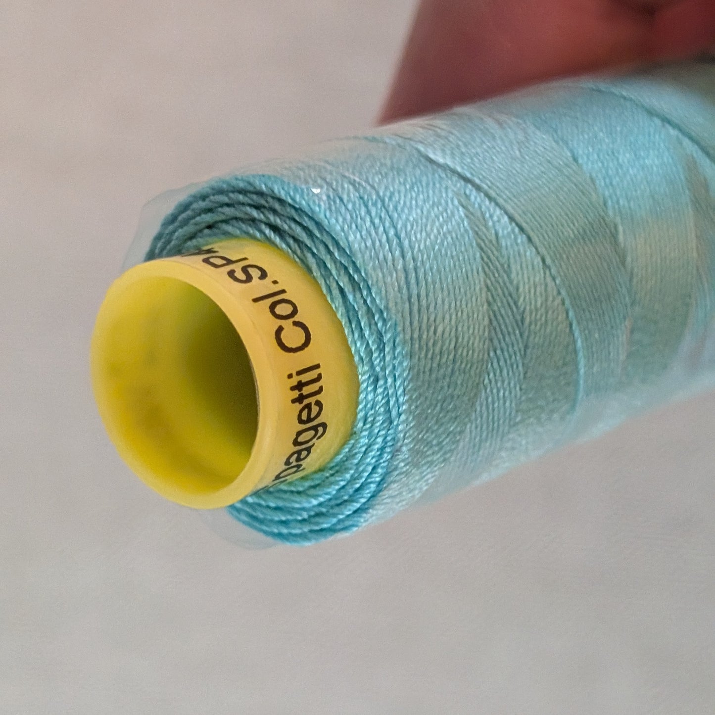 WonderFil Spagetti™ 12wt Egyptian Cotton Thread - Seafoam Green SPS48