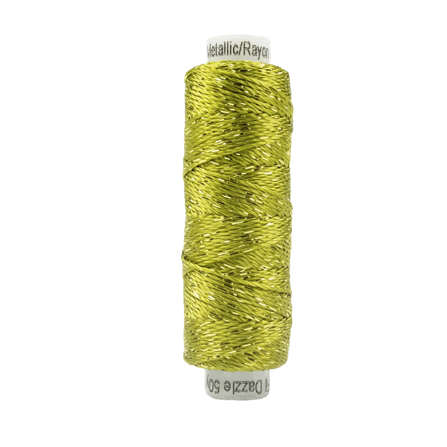 WonderFil Dazzle 8wt Rayon with Metallic Thread, Sue Spargo Coll. - Golden Oliver SSDZS4120
