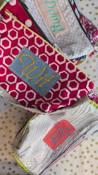 Zipper Pouch Bag - Make it your own custom or personalize