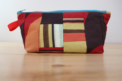 Zipper Pouch Bag- Orange