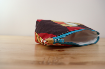 Zipper Pouch Bag- Orange