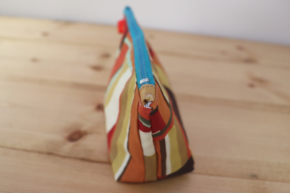 Zipper Pouch Bag - Multi Yellow Orange
