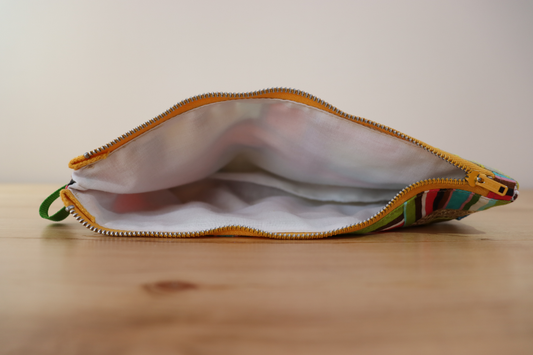 Zipper Pouch Bag - Multi Gold