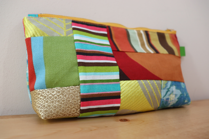 Zipper Pouch Bag - Multi Gold