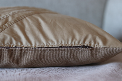 Throw Pillow Cover - Camel color